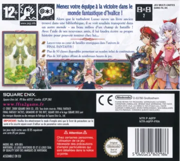 Final Fantasy Tactics A2 - Fuuketsu no Grimoire (Japan) box cover back